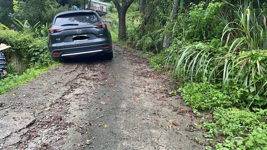 產業道路掉水溝救援