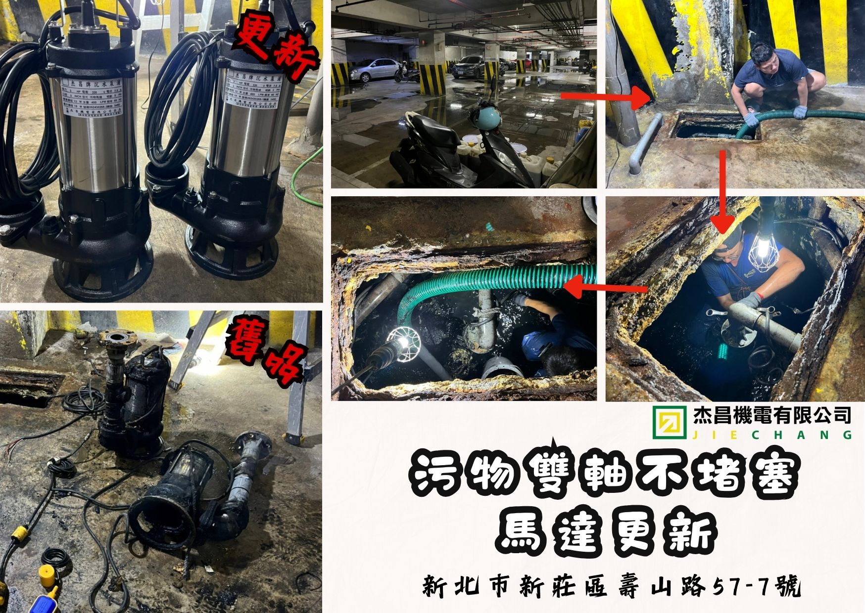 污物雙軌不阻塞馬達