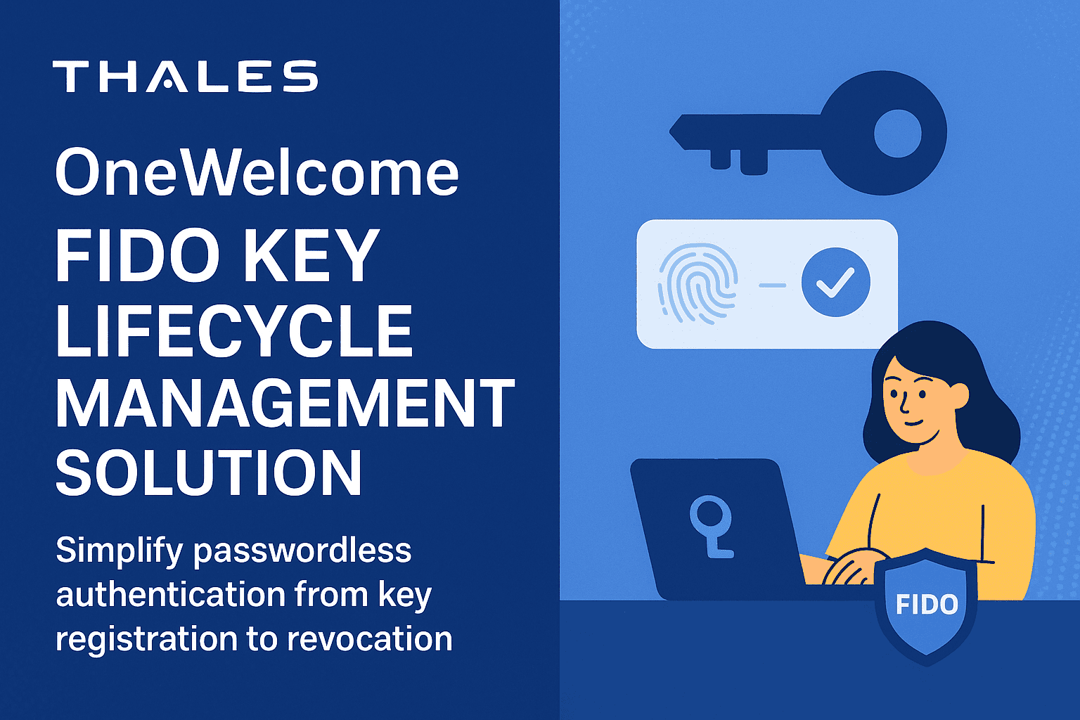 Thales FIDO 金鑰管理解決方案｜企業無密碼登入全流程掌控1
