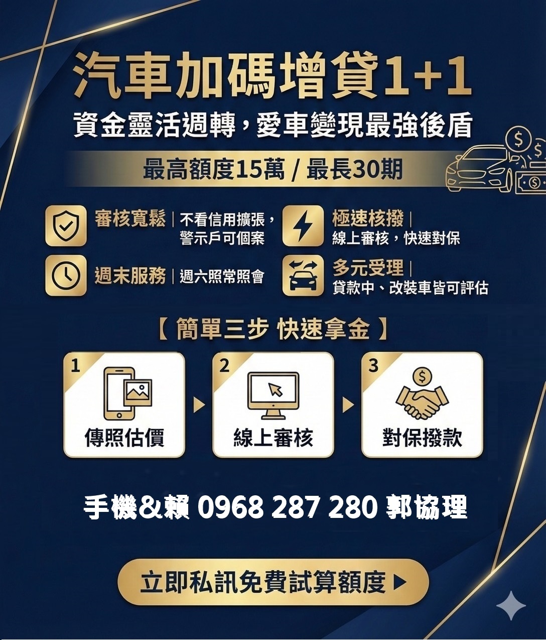 1維鑫理財-汽車改裝1+1專案